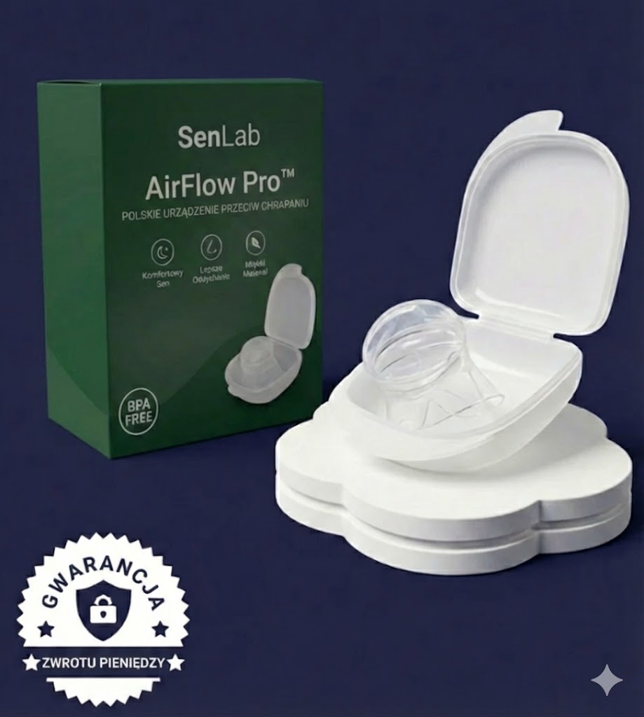 SenLab AirFlow Pro™ | Ustnik przeciw chrapaniu