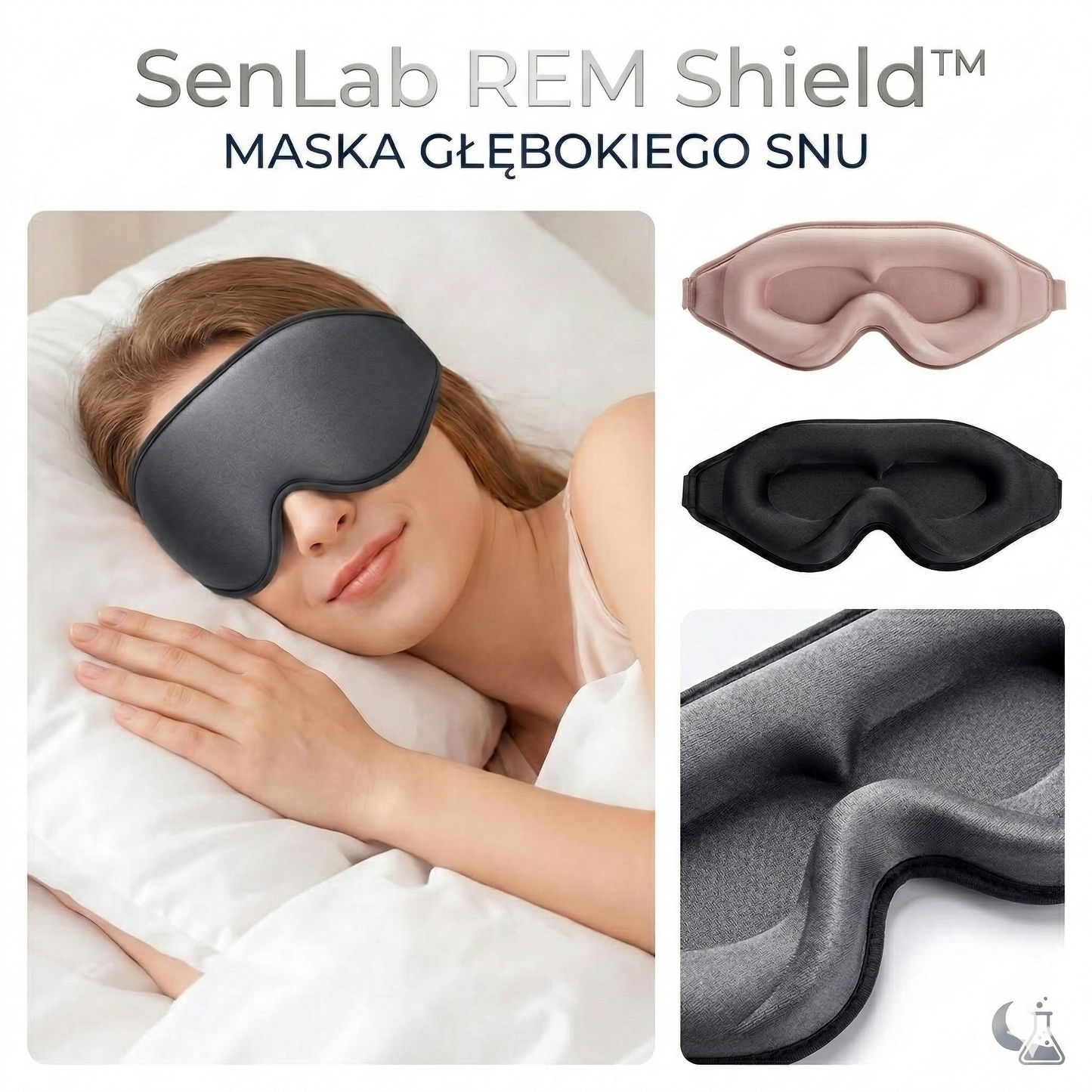 SenLab REM Shield™ | Maska głębokiego snu